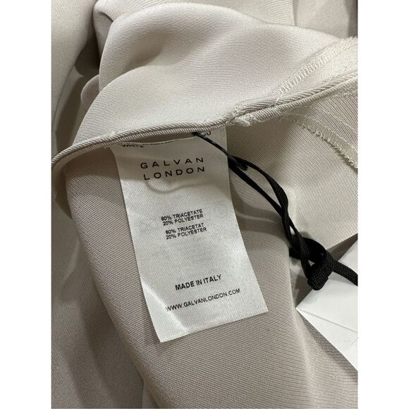 NWT GALVAN LONDON SATIN PANDORA DRESS PLATINUM SIZE US4 $1695 - Picture 15 of 15